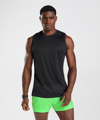 Camiseta Tirantes Gymshark Deporte Hombre Negras Negras | CO 3173ZUT